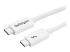 StarTech.com 3.3ft (1m) Thunderbolt 3 Cable, 20Gbps, 100W PD, 4K Video, Thunderbolt-Certified, Compatible w/ TB4/USB 3.2/DisplayPort - Höger vinkel