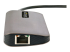 StarTech.com USB C-multiportadapter, 4K 60 Hz HDMI Video, 3-portars 5 Gbps USB-A-hubb, 100 W USB strömförsörjning Pass-Through, GbE, SD/MicroSD, 30 cm kabel, resedocka, dockningsstation för bärbar dator - Vänster sida